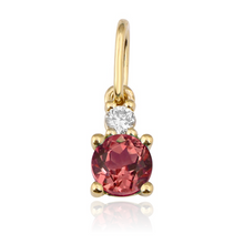 Load image into Gallery viewer, Diamond and Birthstone Charm