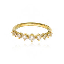 Load image into Gallery viewer, Shared Prong Round Diamond Ring