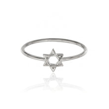 Load image into Gallery viewer, Star Of David Gold Ring