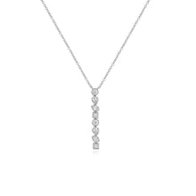 Load image into Gallery viewer, Multi Shape Bezel Diamond Necklace