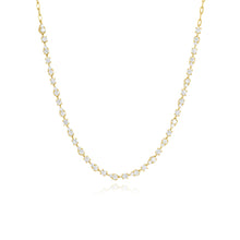 Load image into Gallery viewer, Illusion Spaced Multi Shape Paperclip Necklace