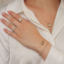 Load image into Gallery viewer, Dome Cloud Scattered Diamond Ring