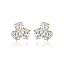 Load image into Gallery viewer, Three Lab Diamond Studs