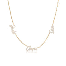 Load image into Gallery viewer, Multiple Diamond Names Necklace