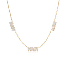 Load image into Gallery viewer, Multiple Diamond Names Necklace