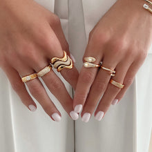 Load image into Gallery viewer, Baguette Wrap Ring