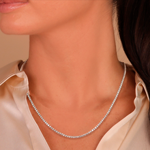 Load image into Gallery viewer, Lab Diamond Tennis Necklace 5CT