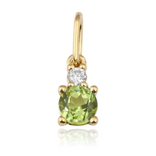 Load image into Gallery viewer, Diamond and Birthstone Charm