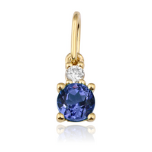 Load image into Gallery viewer, Diamond and Birthstone Charm