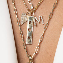 Load image into Gallery viewer, Cutout Personalized Diamonds Plate Charm