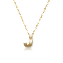 Load image into Gallery viewer, Block Initial Necklace
