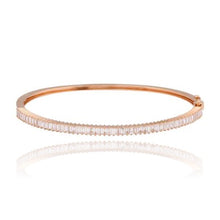 Load image into Gallery viewer, Baguette Diamond Bangle