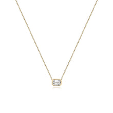 Load image into Gallery viewer, Medium Diamond Solitaire Necklace
