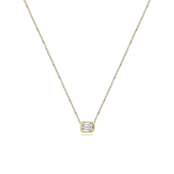 Medium Diamond Solitaire Necklace