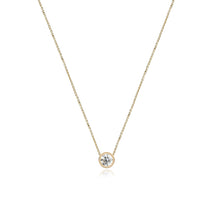 Load image into Gallery viewer, Small Solitaire Diamond Necklace