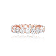 Load image into Gallery viewer, Bridal Oval Cut Eternity Ring