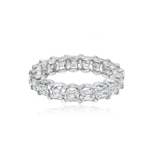 Load image into Gallery viewer, Bridal Emerald Cut Eternity Ring