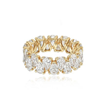 Load image into Gallery viewer, Pear Cut Diamond Lab Eternity Ring