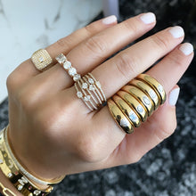 Load image into Gallery viewer, Diamond Dome Ring