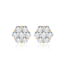 Load image into Gallery viewer, Cluster Diamond Studs