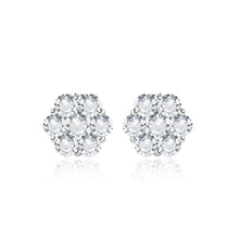 Load image into Gallery viewer, Cluster Diamond Studs