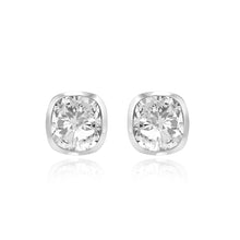 Load image into Gallery viewer, Cushion Diamond Studs