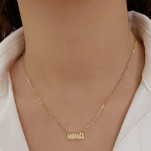 Load image into Gallery viewer, Cutout Name Chain Necklace