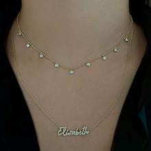 Load image into Gallery viewer, Diamond Name Necklace