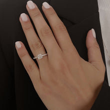 Load image into Gallery viewer, Diamond Pave Band Engagement Ring