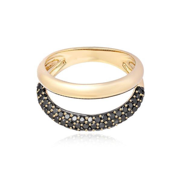 Pave Double Dome Ring