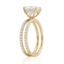Load image into Gallery viewer, Diamond Double Pave Band Engagement Ring
