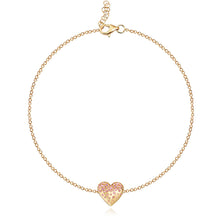 Load image into Gallery viewer, Dripping Scattered Heart Chain Bracelet