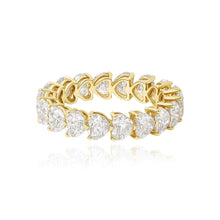 Load image into Gallery viewer, Heart Diamond Lab Eternity Ring