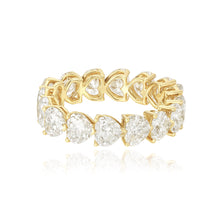 Load image into Gallery viewer, Heart Diamond Lab Eternity Ring