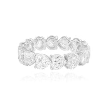 Load image into Gallery viewer, Heart Diamond Lab Eternity Ring