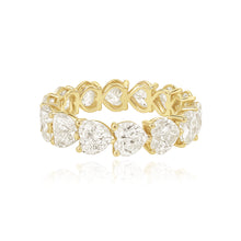 Load image into Gallery viewer, Heart Diamond Lab Eternity Ring