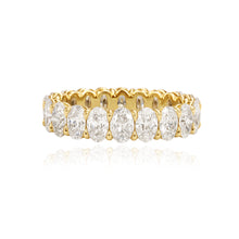 Load image into Gallery viewer, Oval Diamond Lab Eternity Ring