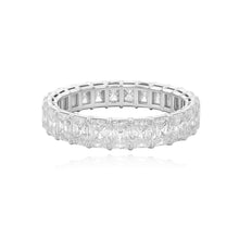 Load image into Gallery viewer, Radiant Diamond Lab Eternity Ring