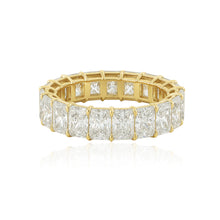Load image into Gallery viewer, Radiant Diamond Lab Eternity Ring