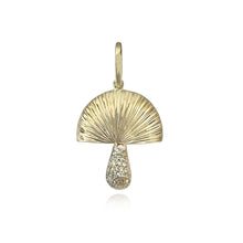 Load image into Gallery viewer, Fluted and Diamond Mushroom Charm