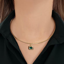 Load image into Gallery viewer, Gold Tube Necklace