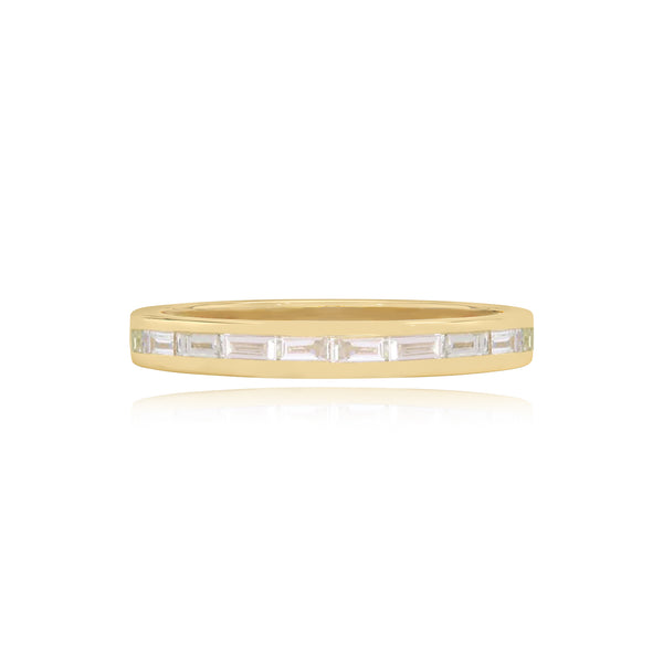 Gold Baguette Wedding Ring