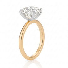 Load image into Gallery viewer, Gold Band Engagement Ring