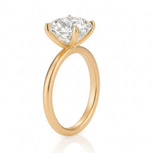 Load image into Gallery viewer, Gold Band Engagement Ring
