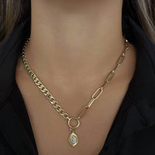 Load image into Gallery viewer, Fluted Bezel Diamond Charm