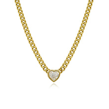 Load image into Gallery viewer, Bezel Diamond Cuban Necklace