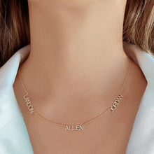 Load image into Gallery viewer, Multiple Diamond Names Necklace