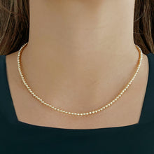 Load image into Gallery viewer, Gold Beaded Necklace