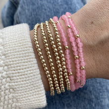 Load image into Gallery viewer, Gemstone and Gold Bead Bracelet
