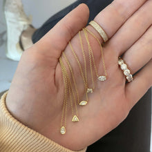 Load image into Gallery viewer, Petite Solitaire Diamond Necklace